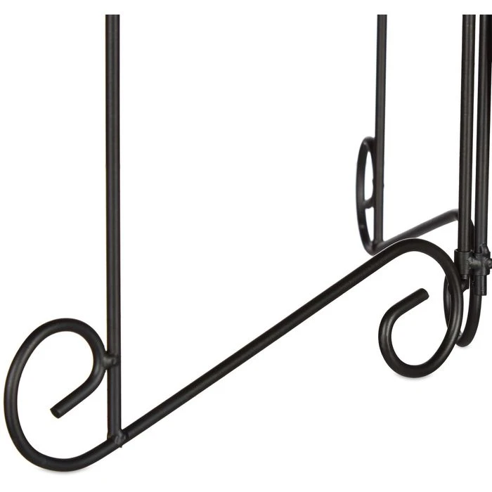 Relaxdays BlumenstĂ€nder 10020702, Schwarz, Klappbar, Metall, 50 X 25 X 50 Cm â Bild 6