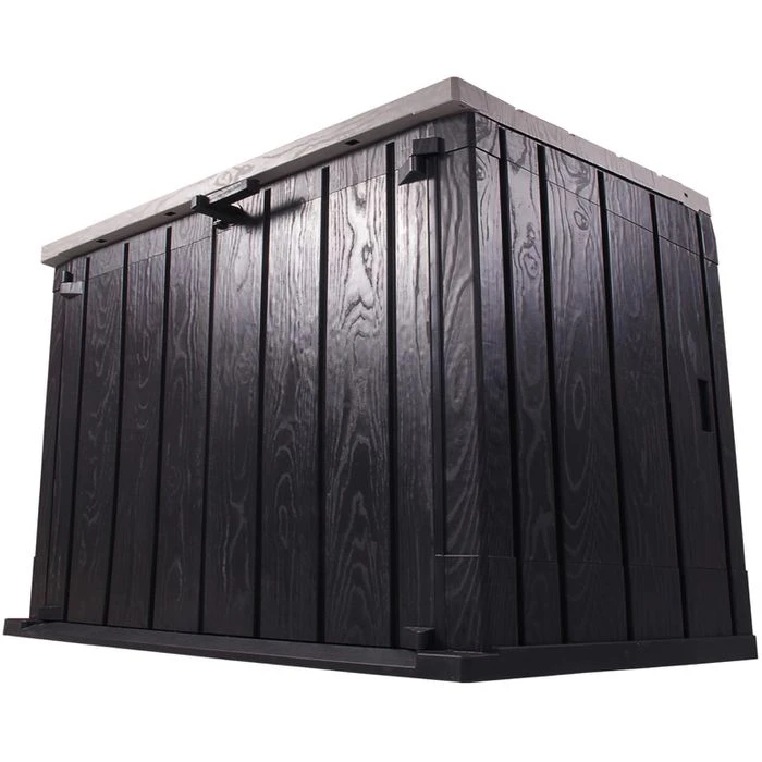 Ondis24 Mülltonnenbox Storer Plus X, Bis 240 Liter, Für 2 Mülltonnen, Anthrazit-grau, Kunststoff – Bild 6