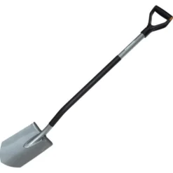 Fiskars Spaten Ergonomic 131410, 1001568, Spitz Blatt, Länge 125cm