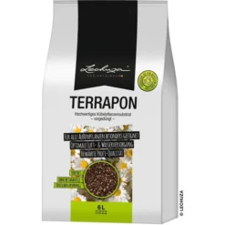 Lechuza Pflanzsubstrat Terra-PON 19572, 12 Liter, Aus Humus Und Mineralgestein, Inkl. Dünger