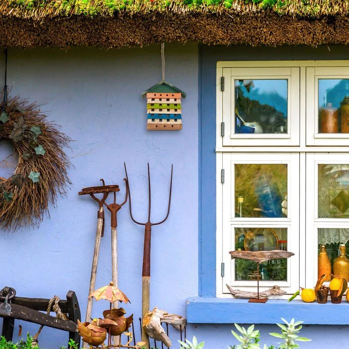 Relaxdays Insektenhotel 10031025, Bunt, Bienenhotel, 18 X 19,5 X 14cm – Bild 3