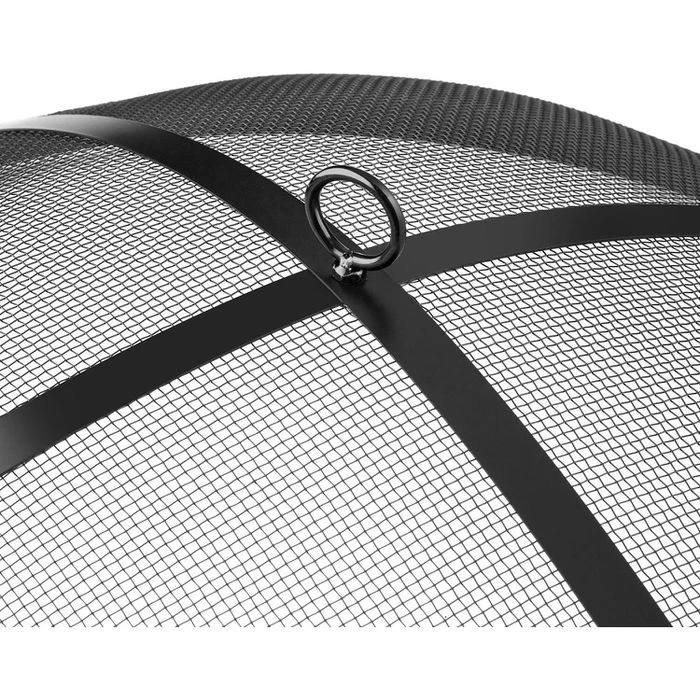 Blumfeldt Feuerschale Mithras, Ø 75cm, Stahl, Mit Feuerhaken, Funkenschutz & Grillrost – Bild 5