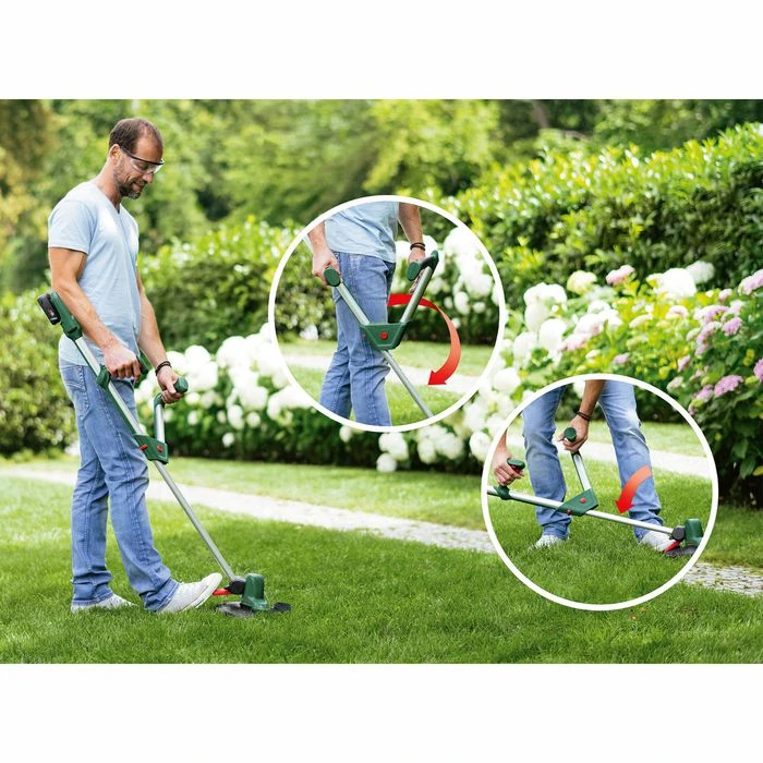 Bosch Rasentrimmer UniversalGrassCut 18-260, Akku, 18V/2Ah,1 Akku, Teleskopstiel, Schneidkopf:1 Faden – Bild 5