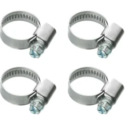 Cornat Schlauchschelle T308301, 12 - 20mm, Edelstahl, 4 Stück