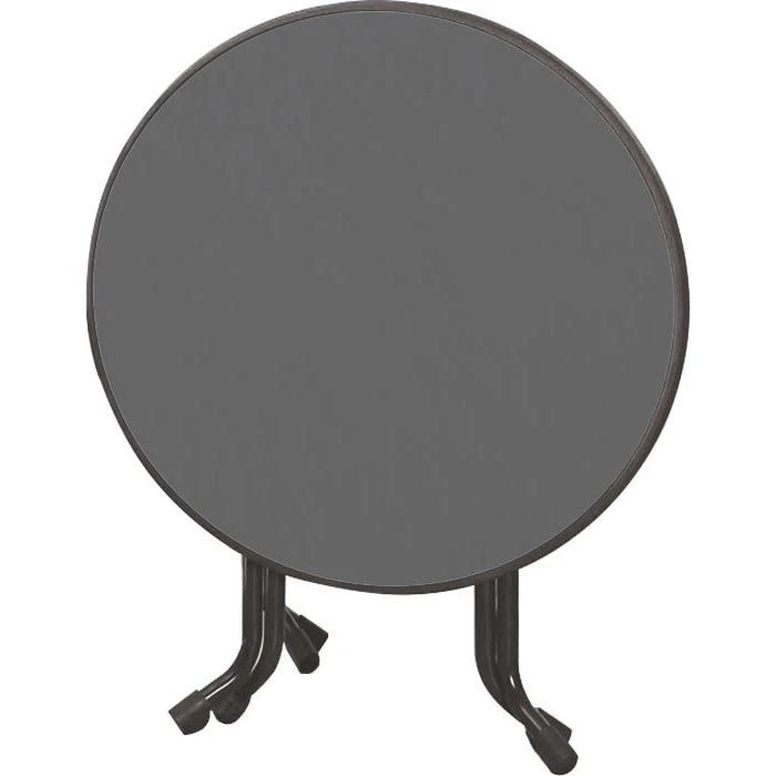 BEST Gartentisch Primo, Kunststoff, Anthrazit, Ø 80 X 70 Cm, Klappbar – Bild 2