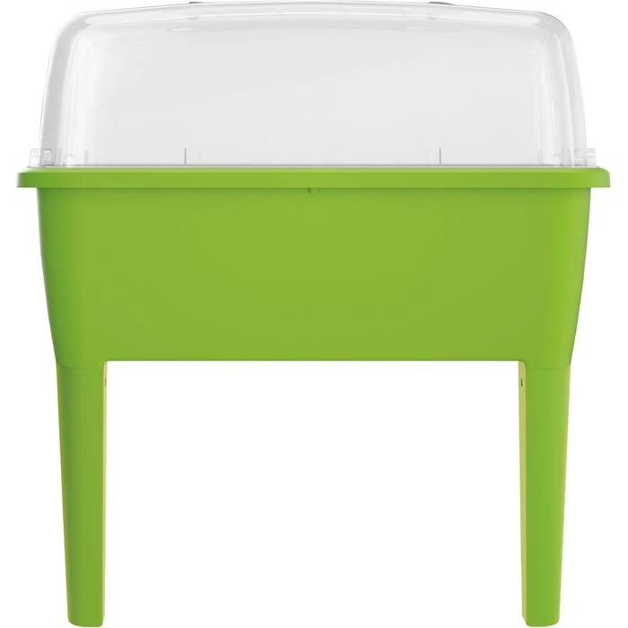 Prosperplast Hochbeet Respana Planter Set, Limette, 77 X 38,7 X 82 Cm, Kunststoff, Mit Abdeckung – Bild 3