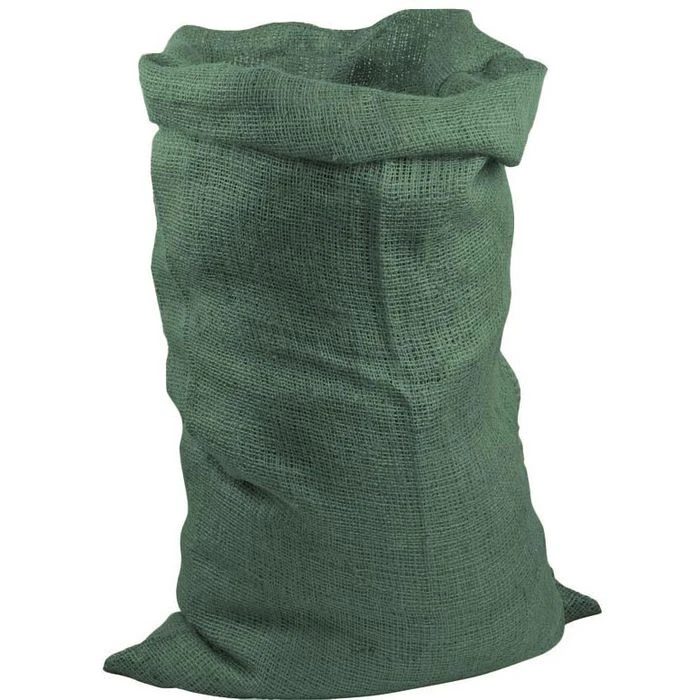 NOOR Jutesack S, 070601051PGR, Grün, Gartensack, 75 Liter, 60 X 105cm