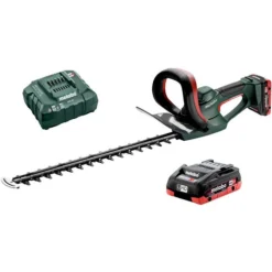 Metabo Heckenschere AHS 18-55 V, Akku, 18V/4,0Ah, 2 Akkus & Ladegerät, Schnittlänge 53cm