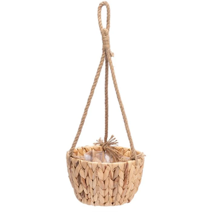 Decorasian Blumenampel Natur, Ø 22 X H 13,5 Cm, Seegras