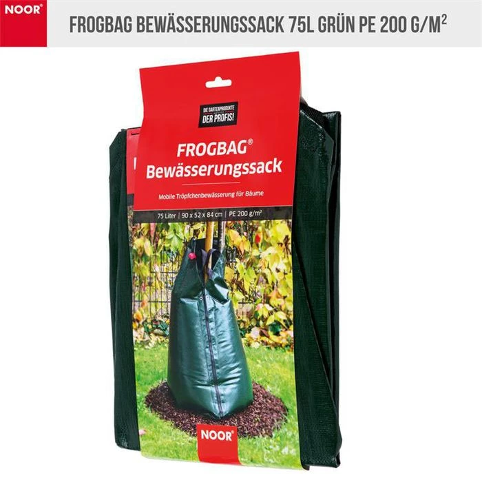 NOOR Bewässerungssack Frogbag, 75 Liter, Für Bäume, Grün, Polyethylen 200 G/m² – Bild 4