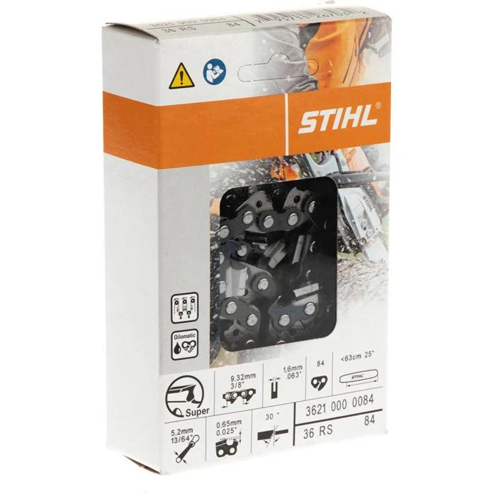 Stihl Sägekette Rapid Super RS, 36210000084, 63cm, 1,6mm, 3/8 Zoll, Vollmeißelzahnkette – Bild 3