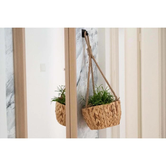 Decorasian Blumenampel Natur, Ø 22 X H 13,5 Cm, Seegras – Bild 3