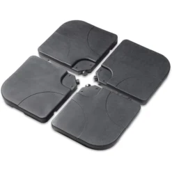 Sekey Sonnenschirmständer 34029, Kunststoff, Ca. 72 Liter, Anthrazit, Quadratisch, Befüllbar