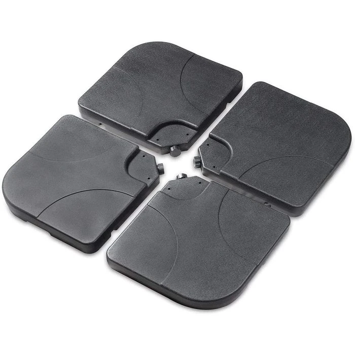 Sekey Sonnenschirmständer 34029, Kunststoff, Ca. 72 Liter, Anthrazit, Quadratisch, Befüllbar