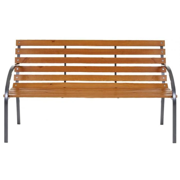 Mendler Gartenbank Leoben, 48557, 3-Sitzer, Mit Armlehnen, Wetterfest, Braun, Holz – Bild 3