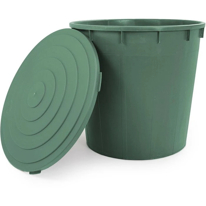 Ondis24 Regentonne Aqua, 500 Liter, Rund, Grün, Mit Auslaufhahn Und Deckel – Bild 2