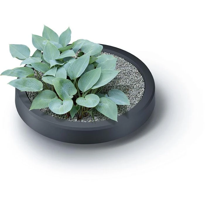 Prosperplast Regentonne Maze, 240 Liter, Rund, Anthrazit, Mit Deckel – Bild 2