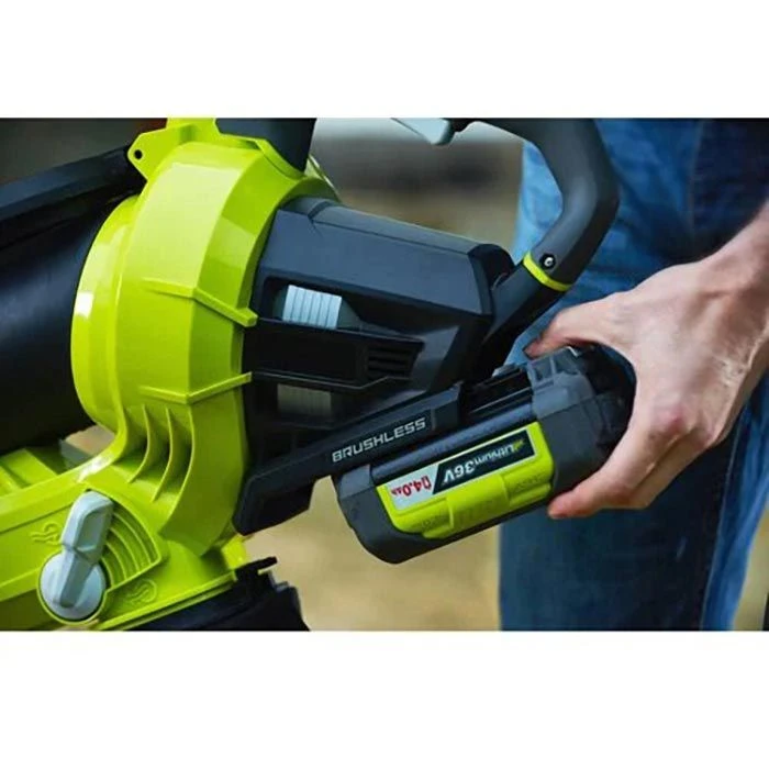 Ryobi LaubblĂ€ser-Laubsauger RBV36B, Akku, 36V, Mit 45 Liter Fangsack â Bild 4