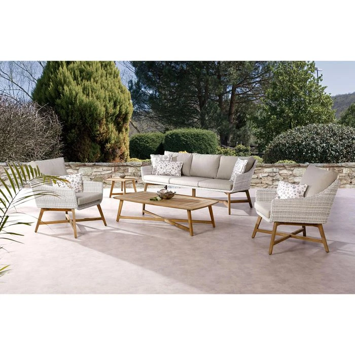 BEST Gartentisch Paterna, Teakholz, Braun, 140 X 70 X 42 Cm – Bild 2