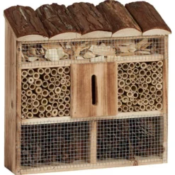 Böttcher-AG Insektenhotel Geflammt, 30 X 30 X 9,5cm