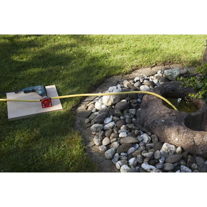 Wolfcraft Bohrmaschinenpumpe 2202000, 1300 L/h Fördermenge, Selbstansaugend – Bild 2