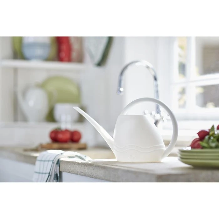 Elho Gießkanne Aquarius, Weiß, Kunststoff, Mit Langem Ausgießer, 3,5 Liter – Bild 2