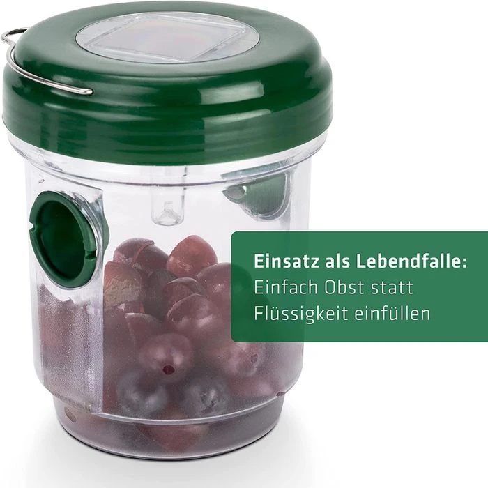 Gardigo Wespenfalle Solar Insektenfalle Mit LED, Zum Aufhängen, 2in1 Lockstoff-Falle â Bild 5
