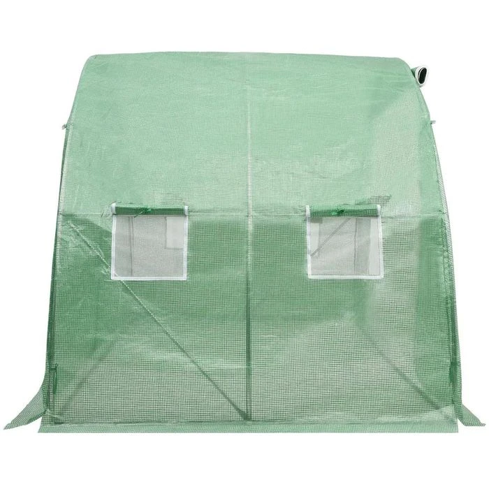 VidaXL Gewächshaus 48159, 8 M² Fläche, 200 X 400 X 200 Cm, Grün, Mit 4 Fenstern – Bild 2