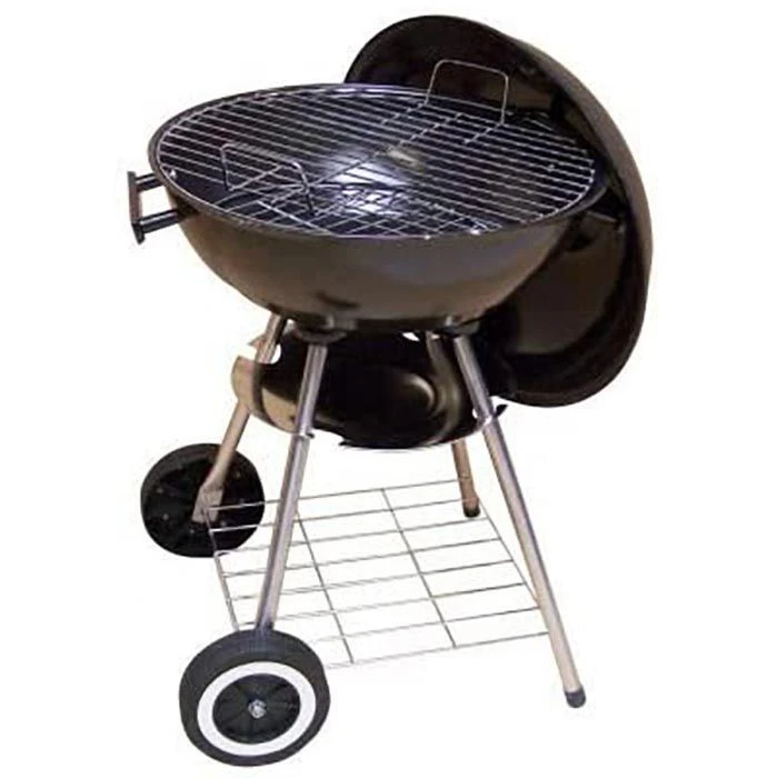 DEMA Holzkohlegrill Granada, Fahrbarer Kugelgrill, Stahl, Mit Deckel, Grillfläche Ø 41cm – Bild 2