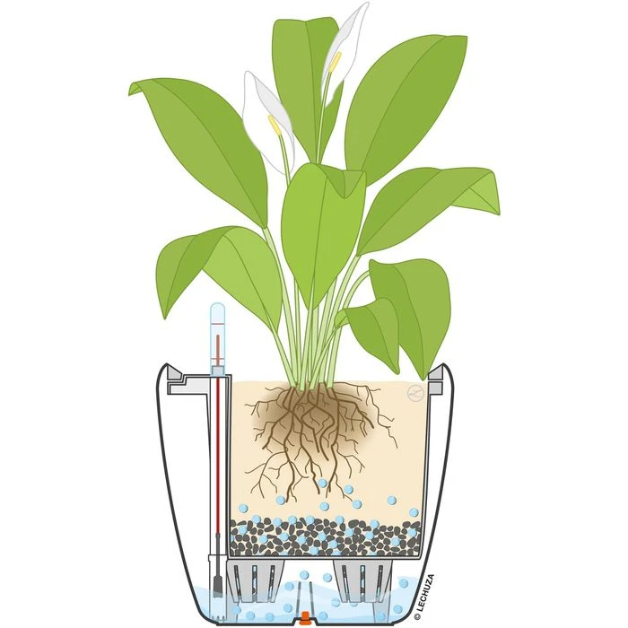 Lechuza Erd-Bewässerungs-Set 19314, Für CUBE 30, CURSIVO 30 – Bild 2