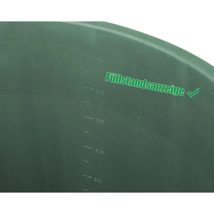 Ondis24 Regentonne Aqua, 500 Liter, Rund, Grün, Mit Auslaufhahn Und Deckel – Bild 5
