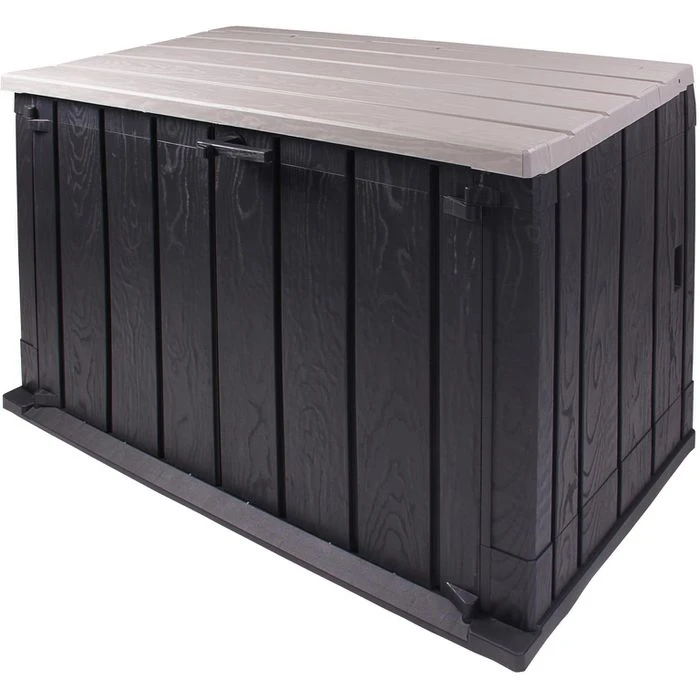 Ondis24 Mülltonnenbox Storer Plus X, Bis 240 Liter, Für 2 Mülltonnen, Anthrazit-grau, Kunststoff – Bild 8