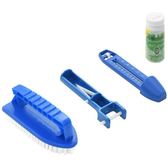 VidaXL Poolreinigungsset 91738, 9-teilig, Absauger, Stange, Schlauch, Bürste, Thermometer – Bild 3