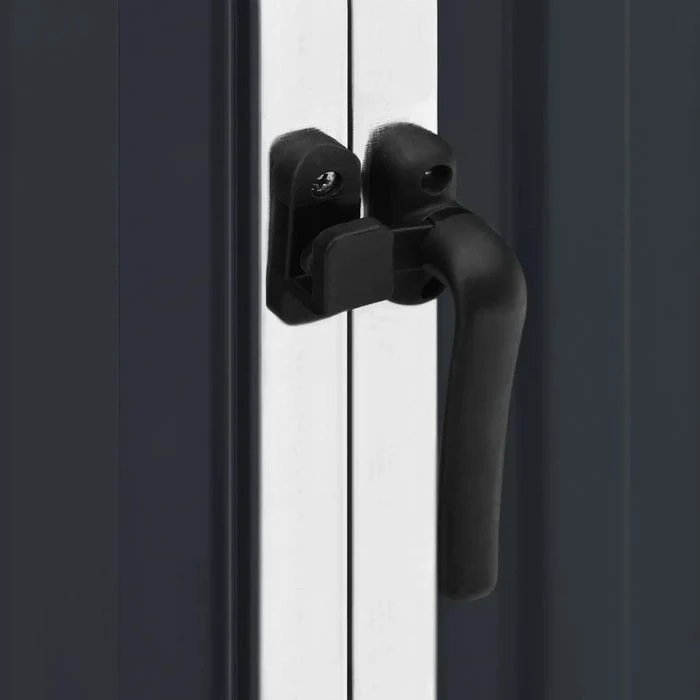 VidaXL Geräteschuppen 46255, 3,86m², 195 X 198 X 159 Cm (BxTxH), Metall – Bild 2