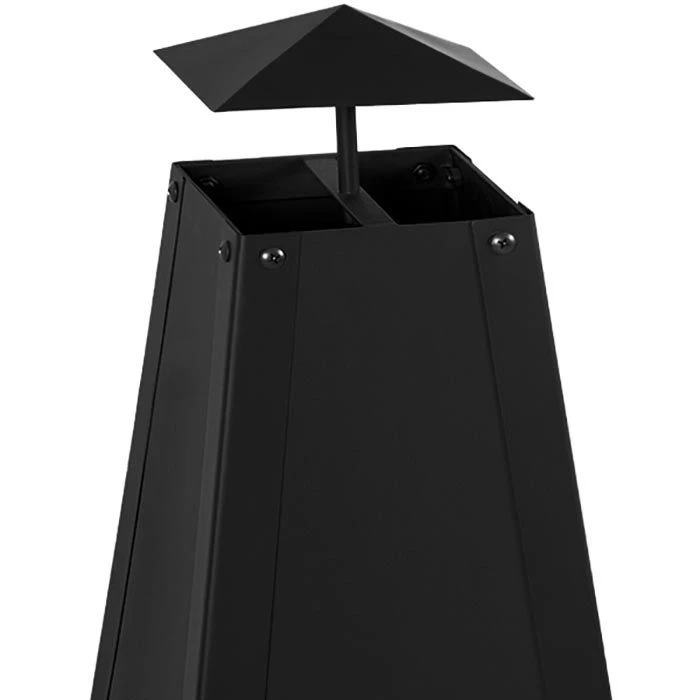 Deuba Feuerschale Pyramide 101101, 35 X 102cm, Metall, Mit Feuerhaken – Bild 4