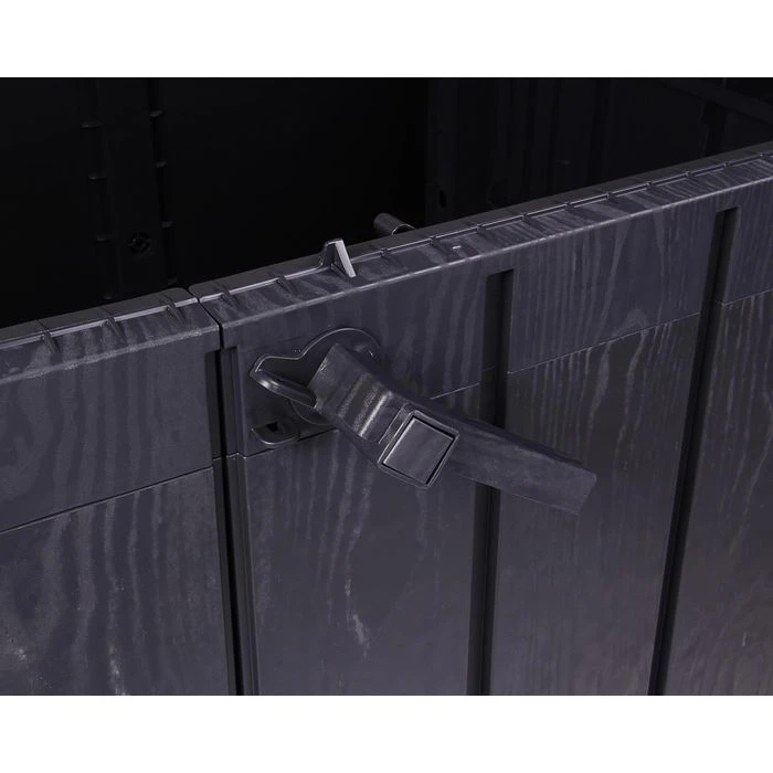 Ondis24 Mülltonnenbox Storer Plus X, Bis 240 Liter, Für 2 Mülltonnen, Anthrazit-grau, Kunststoff – Bild 5