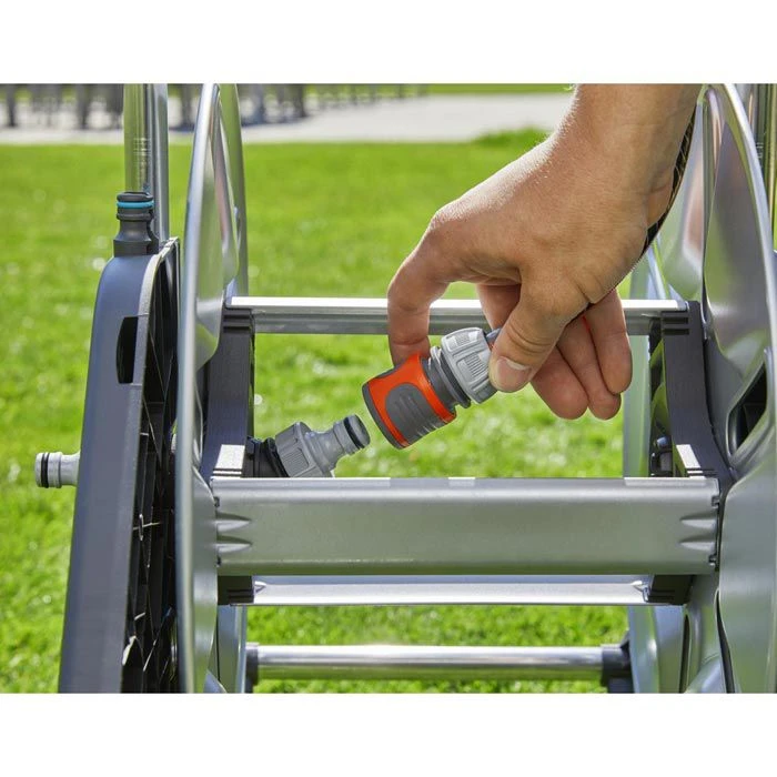 Gardena Schlauchwagen CleverRoll L Easy Metall, Ohne Schlauch – Bild 4