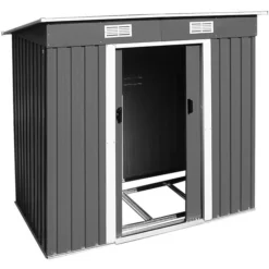 DEMA Geräteschuppen Cardiff 47080, 2,34 M², 195 X 120 X 180 Cm (BxTxH), Metall