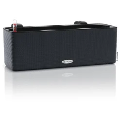 Lechuza Blumenkasten CUBE Color Triple Grau, 40 X 14 X 13,5 Cm, Rechteckig, Kunststoff