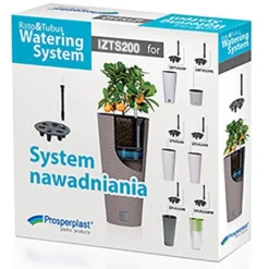 Prosperplast Erd-Bewässerungs-Set IZTS200, Ø 17 X H 4,2 Cm, Rund, Für Rato-, Tubus-Übertöpfe