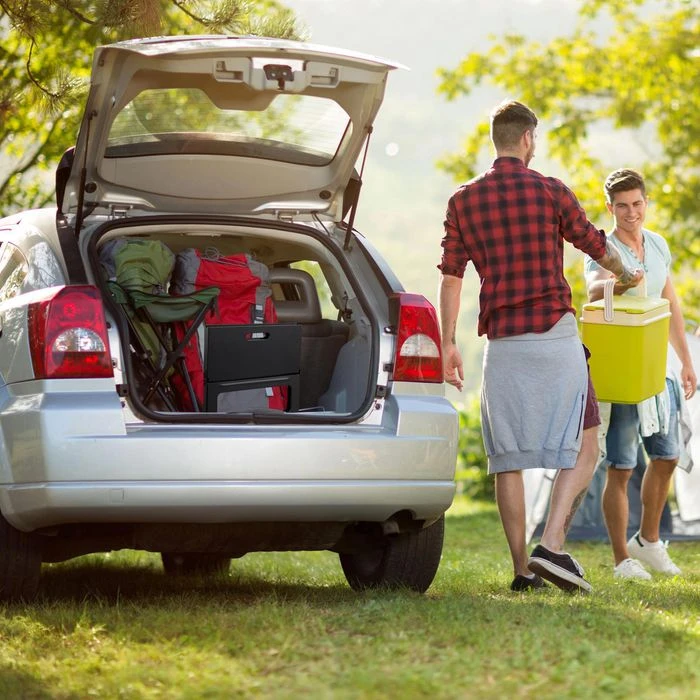 Relaxdays Holzkohlegrill Tragbarer Klappgrill, Stahl, Mit Griffen, Grillfläche 44 X 27,5cm – Bild 4