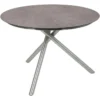 Garden-Pleasure Gartentisch SIENNA, Edelstahl, Grau, Ø 110 X 75 Cm