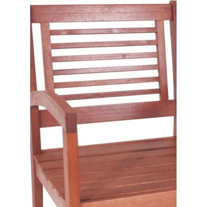 Garden-Pleasure Gartenstuhl MADISON, Holz, Niedriglehner, Braun – Bild 3