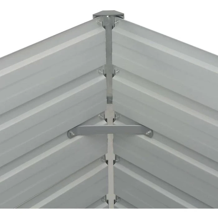 VidaXL Hochbeet 45722, Anthrazit, 160 X 80 X 77 Cm, Verzinkter Stahl – Bild 5