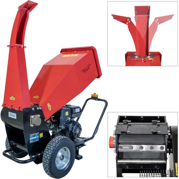 Güde Häcksler GH 11.7-100, Benzin, Messerhäcksler, Schnittstärke Bis 100mm