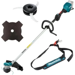 Makita Rasentrimmer UR003GZ01, Akku, 40V, Rundhandgriff, Fadenkopf Oder Messer