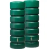 Garantia Regentonne Gartentank-Set Classico, 1300 Liter, Rund, Grün, Mit Verbinder-Set Und Deckel