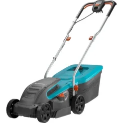 Gardena Rasenmäher PowerMax 1200/32, Elektro, 1200 Watt, Schnittbreite 32cm, Fangkorb 30 Liter