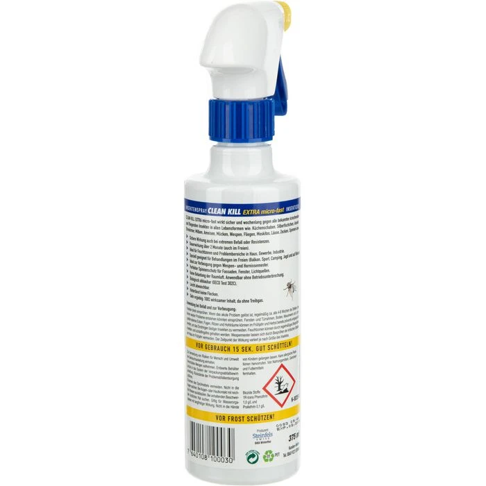 CLEAN-KILL Insektenspray Extra, Außenbereich, Wirkt Gegen Alle Insekten Und Spinnen, 375ml – Bild 6