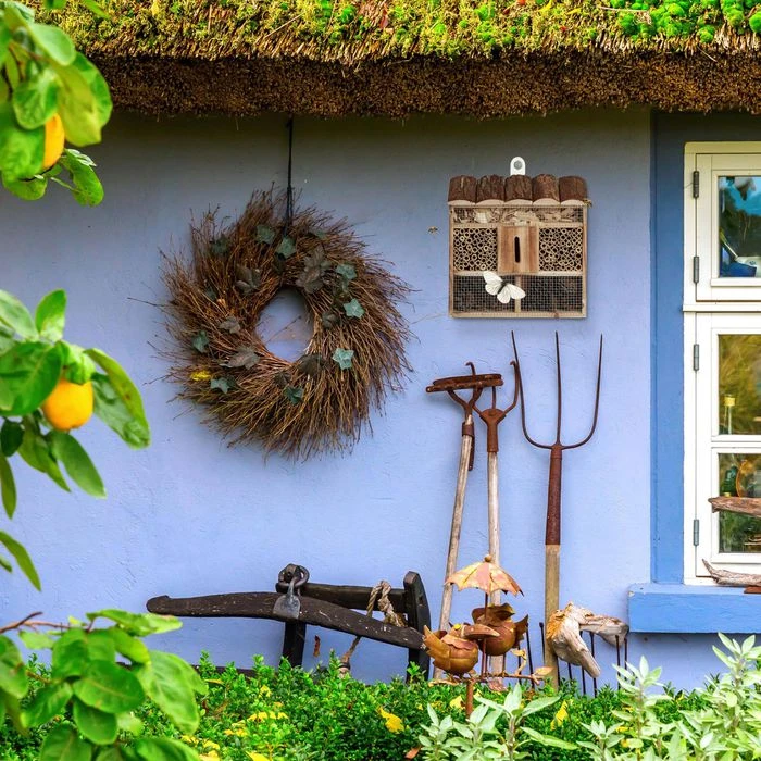 Böttcher-AG Insektenhotel Geflammt, 30 X 30 X 9,5cm – Bild 2